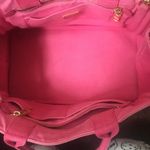 Prada  Pink Canvas Tote Bag Photo 15