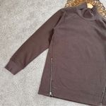 Athleta  Cozy Karma Side Zip Funnel Neck in Coffee House Size ST Photo 14