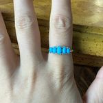Genuine Sleeping Beauty Turquoise Sterling Silver Ring Size 9 Photo 3