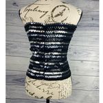 Vintage Vera Mont Tube Top Womens 10 Sequin Shine Stretch Germany Night Club Photo 2