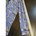 Nick & Nora  Women's Large Purple Dogs Long Sleep Pajama Top Shirt Photo 4