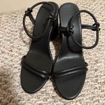 Steve Madden NEW Sandals Harrlow Black Strappy Leather Heels- Size 10 Photo 4