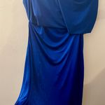 BCBGeneration Royal Blue One Shoulder Woman's Dress XL Photo 4