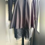 Liz Claiborne Vintage 90s  Dresses black long sleeve lace hem dress, size 10 Photo 3