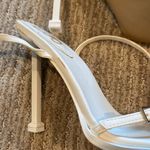 EGO  strappy white heels Photo 5
