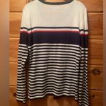 kim rogers Women’s Kim Roger’s Casual Sweater W/ Gold Buttons. Red, Navy, White Stripes Sm Photo 6