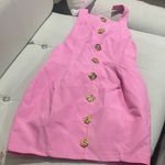 & Other Stories & Other Stories Pink Dress with Gold Buttons Photo 0