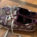 Kate Spade  Keds X Sneakers Purple Floral Design Women’s Shoe Size 6.5 Casual Photo 0