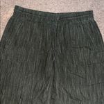 Athleta  Retreat Linen‎ High Rise Wide Leg Pant Raining Aspen Olive Large Petite Photo 4