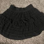 Aerie Black Ruffled Skirt Photo 0