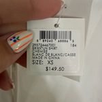 Club Monaco Brixxtun Shirt Chemise Long Sleeve Blouse White Size XS NEW Photo 6