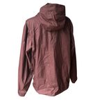 Columbia  Omni-Tech Hooded Lightweight Rain Jacket Windbreaker, Maroon Sz L Photo 4