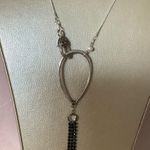 Handmade Vintage Black Trendy Sparkle Necklace  Photo 0