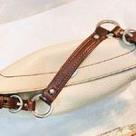 Coach Leather Handbag White With Silver Hardware Vintage Style Photo 1