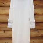 English Factory NWT Ivory Knit Midi Dress Photo 0