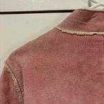 Xhilaration Y2K Pink Genuine Leather Sherpa Jacket Photo 11