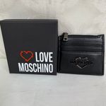 Love moschino Studded Quilted Black Cardholder Photo 10