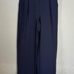 Halara  High Waisted Side Pocket Work Flare Pants Midnight Blue Navy NEW XS Photo 1