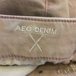 American Eagle Pink Hi Rise Super Stretchy Jean Shortie Shorts Photo 4