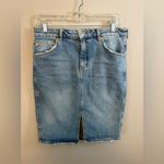 Pilcro and the Letterpress Denim Pencil Skirt Photo 2