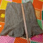 Emma James  Size 16 Liz Claiborne Company Tweed Green Skirt Zipper Frill Business Photo 7