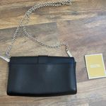Michael Kors  Black Clutch with Silver Chain Photo 1
