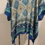 Vince Camuto  blue and beige open kimono Photo 6