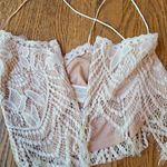 Tally Weijl  Romantic White Lace Women’s Top Size M Photo 2