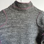 Frauenschuh 100% wool Zip Jacket outdoors Warm Up Pink Trim Gray sz XS Photo 8