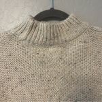 Garage ⭐️ cream colored cable knit long sleeve sweater dress size XS-S Photo 8