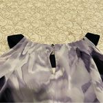 Ellen Tracy Women’s Purple Pleated Blouse Size Large Photo 8