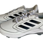 Adidas Softball Cleats Adizero PureHustle Women’s White Silver Black 5.5 New Photo 0
