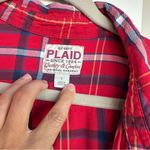 Old Navy  Red and Blue Casual Button Down Shirt Photo 1