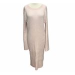 Hatch Lydia Sweater Dress Women 4 Pink Rib Knit Bump Friendly Feminine Maternity Size undefined Photo 1