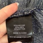 Knot Sisters  Alyssa Blue Button Down Tank Size XS Photo 4