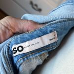 SO Light Blue Denim Overall Shorts Photo 7