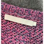 One Grey Day Pink Navy Chunky Marled Knit Wool Blend Cropped Sweater Size M Size M Photo 3