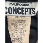 California Concepts Black Sleeveless Square Neck Cami Mini Shift Tank Dress Sz 3 Photo 2