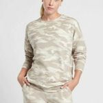 Athleta  Taupe Camo Studio To Street Sweatshirt Size Large Photo 5