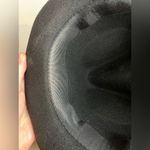 Banana Republic  100% Black Wool Fedora Hat Classic Vintage Style Unisex 2011 S/M Photo 7