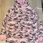 PINK - Victoria's Secret Victorias secret pink grey white green camo camouflage hoodie sweatshirt hooded Photo 0