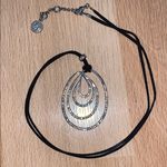 Jessica Simpson  Silver Rhinestone Necklace Photo 0