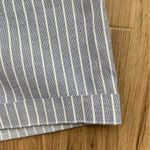 Black Halo H&M L.O.G.G. Size 10 Blue and white‎ strip womens chino shorts Photo 2