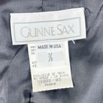 Gunne Sax  Vintage 80s Gothic Dress Black Jacquard White Lace Off Shoulder 7/8 Photo 7