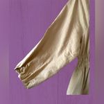 Universal Threads Women's Tie-Front Puff 3/4 Sleeve Midi Dress - Universal Thread size XS Tan Photo 5