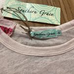 Southern Grace  Tis The Season To Sparkle Deer Holiday Burnout Tee Size S NWT Photo 4