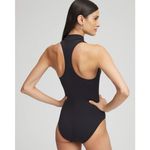 MagicSuit Coco One Piece Swimsuit Underwire Zip Up Black Sz 12 Slimming Neoprene Photo 2
