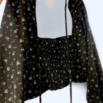 Levi's Levi’s Floral Black Women's Crop Top M Photo 0