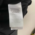 DKNY Black Fit & Flare Ruffle Zipper Dress Size 8 Photo 6