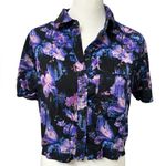 Vans  Cabbie Woven Cropped Button Down Photo 2